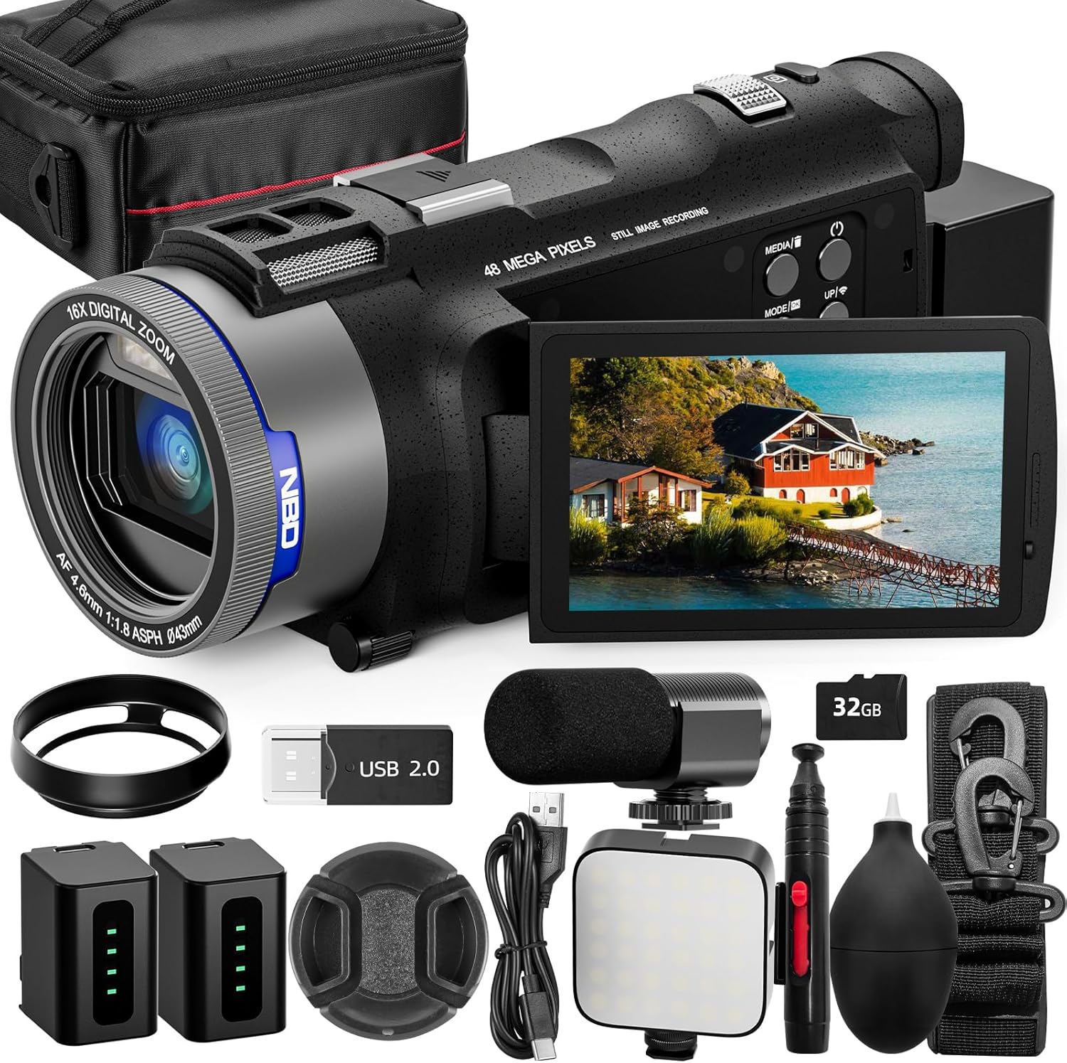 Korean Lifestyle Video - NBD 4K Camcorder Video Camera with