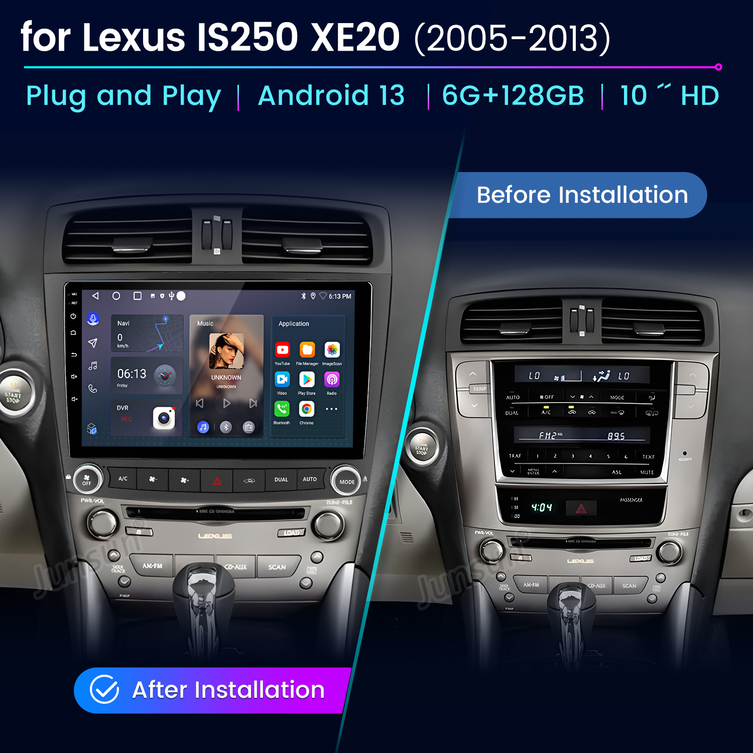 Junsun AI Voice Car Stereo Rad - Korean Lifestyle Products recensie en prijs