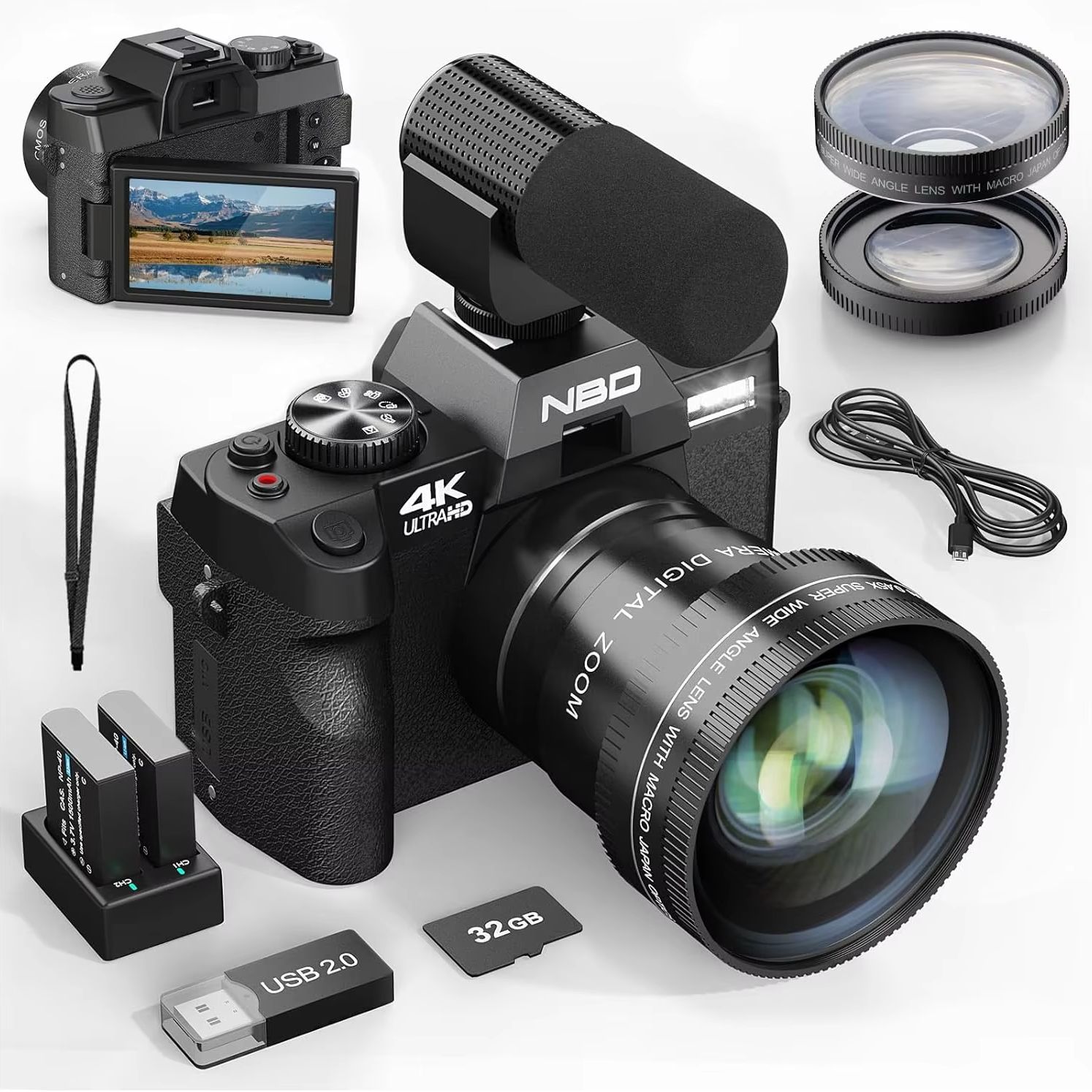 NBD S100F 48MP&4K Digital Came - Korean Lifestyle Youtubers recensie en prijs