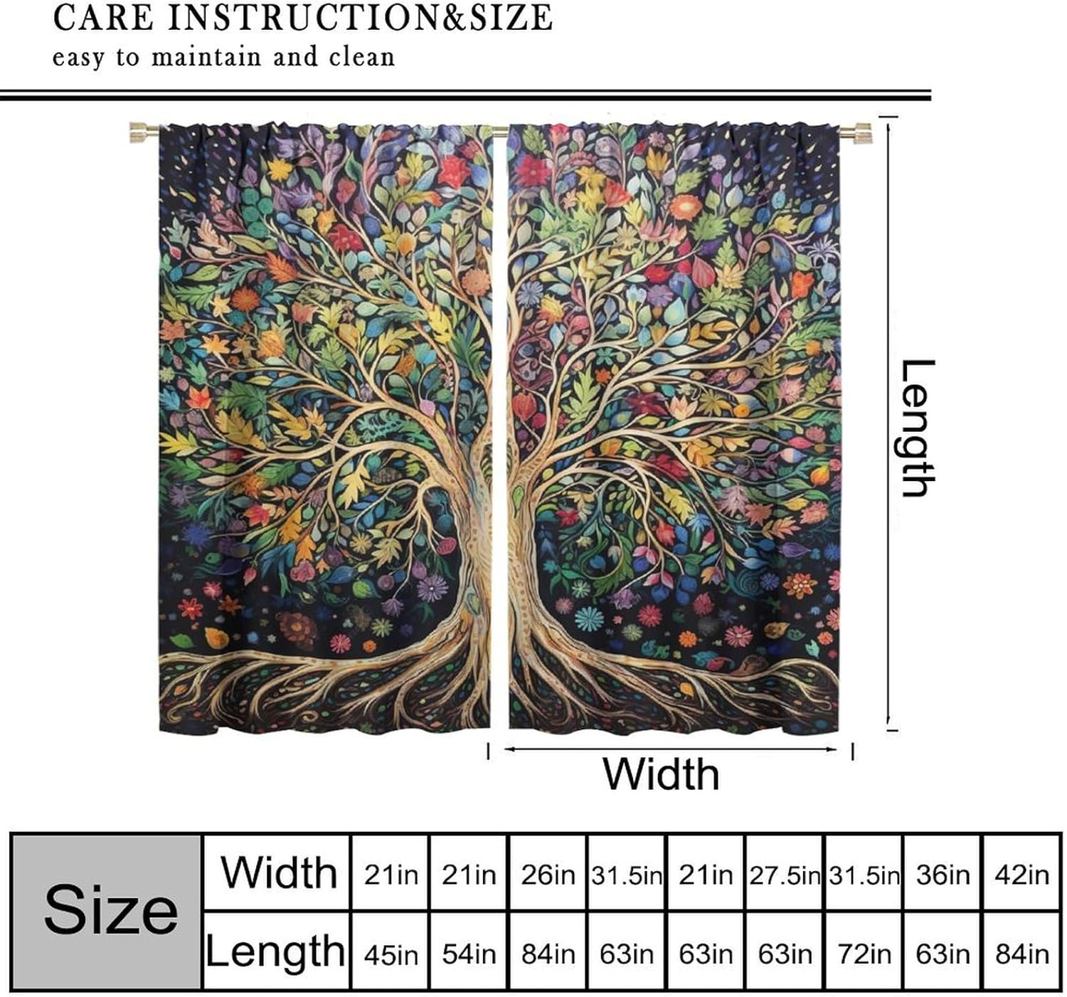 Tree of Life Curtains, Fantasy - Modern Korean Lifestyle recensie en prijs