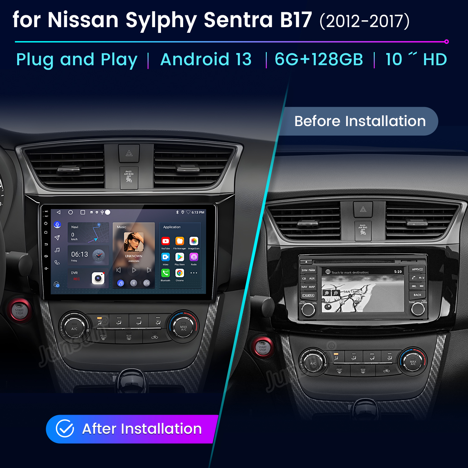 Junsun AI Voice Car Stereo Rad - Korean Lifestyle Products recensie en prijs