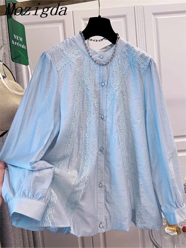 Oversize Spring Lace Round Nec - Korean Lifestyle recensie en prijs