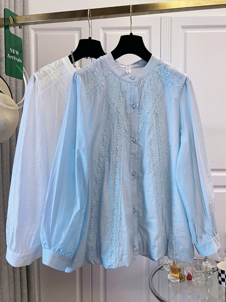 Oversize Spring Lace Round Nec - Korean Lifestyle recensie en prijs