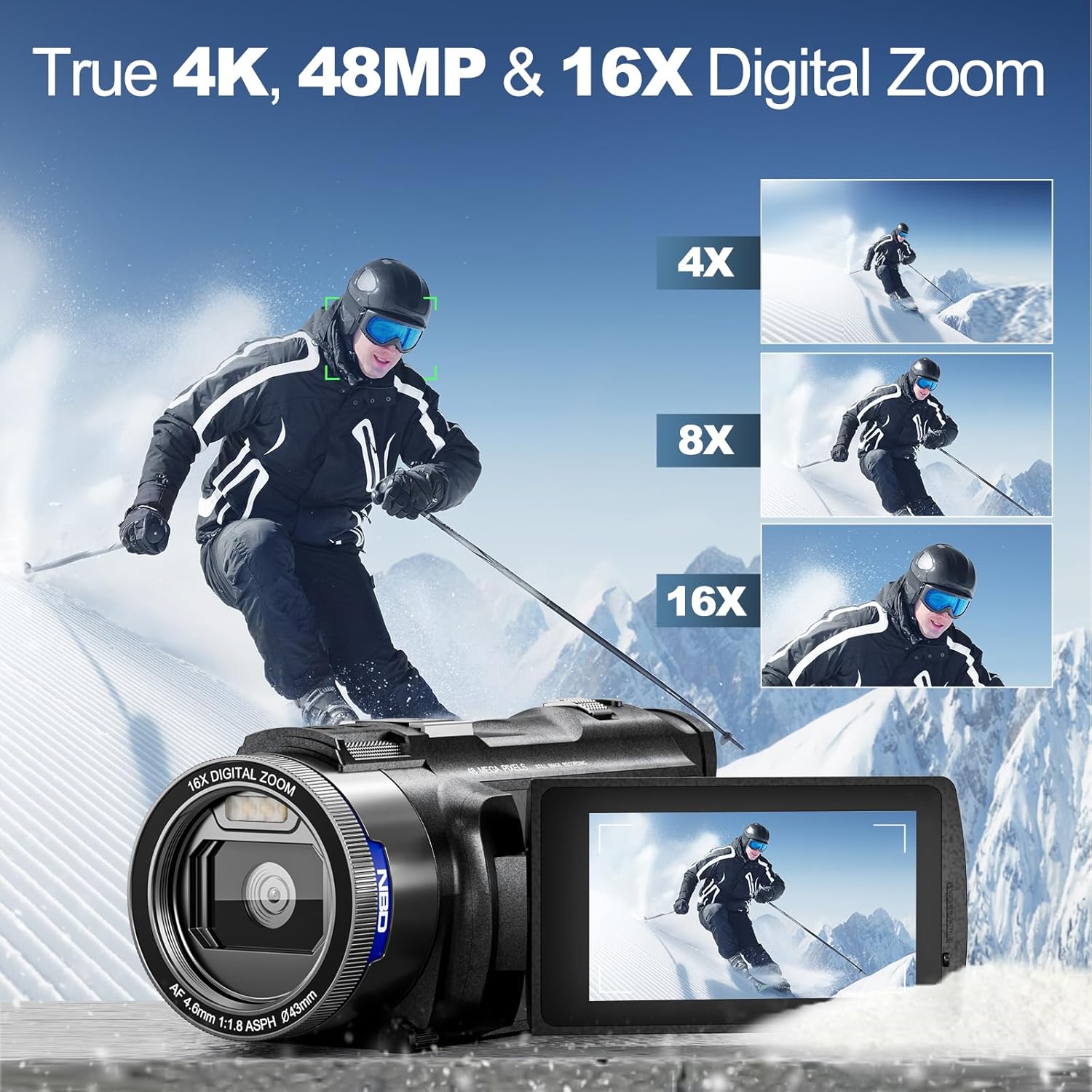 NBD 4K Camcorder Video Camera  - Korean Lifestyle Video recensie en prijs