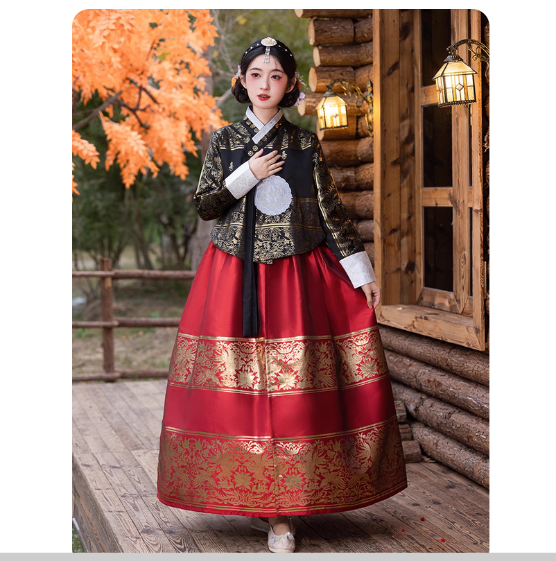 Ethnic style retro Hanbok temp - Lifestyle In Korean recensie en prijs