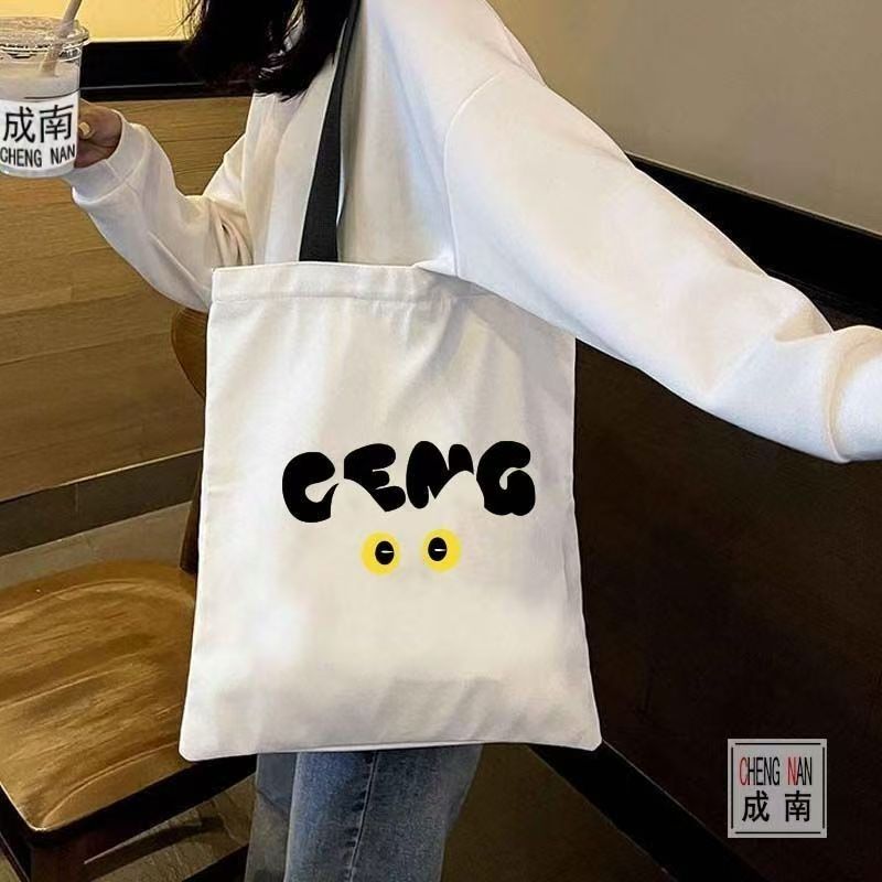 Canvas bag for class, commutin - Korean Student Lifestyle recensie en prijs
