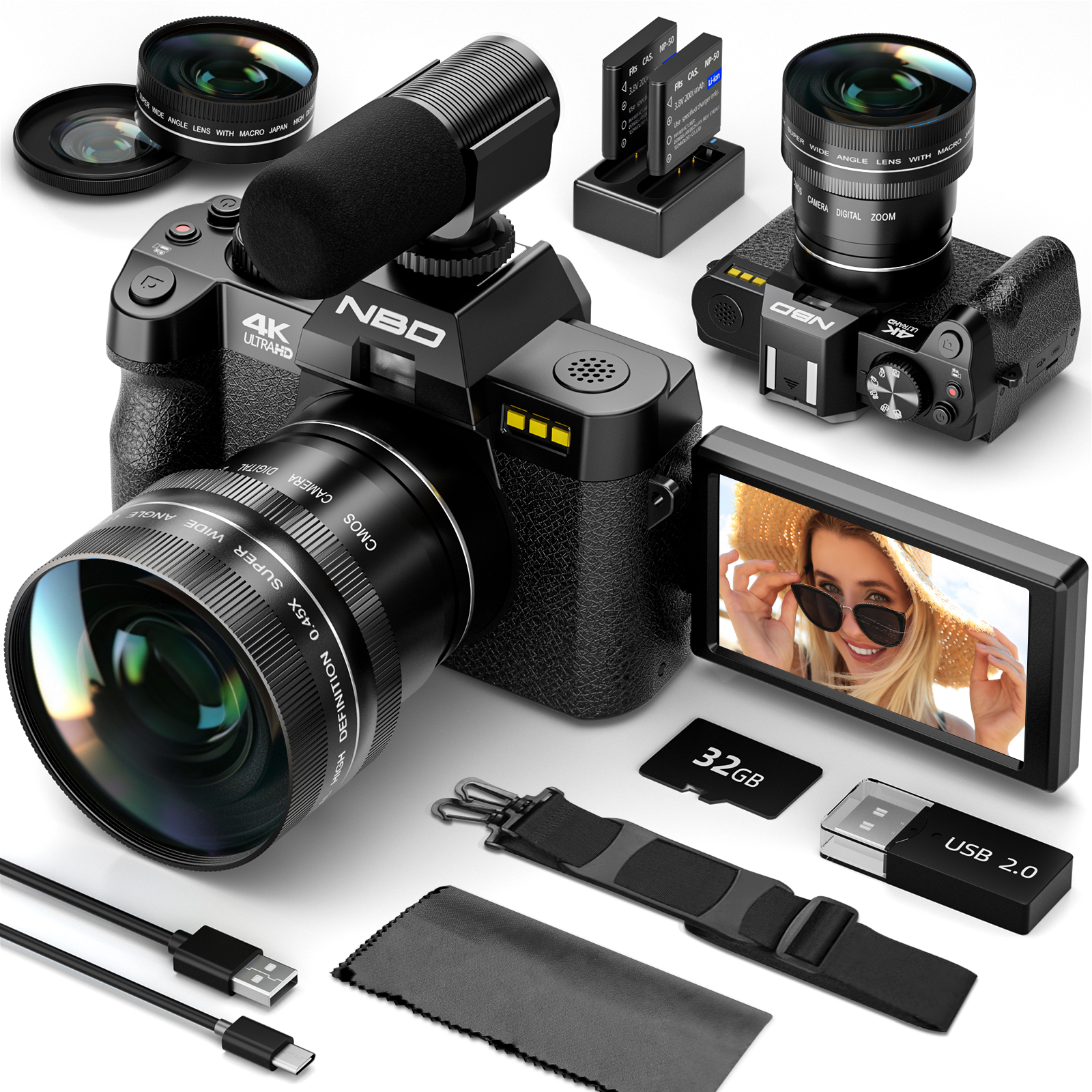 NBD 48MP 4K Digital Camera S10 - Korean Girl Lifestyle recensie en prijs
