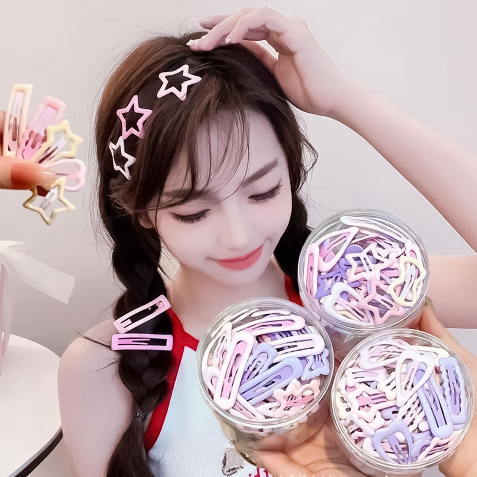 3PCS Sweet Style Headwear Pins - Lifestyle In Korean recensie en prijs