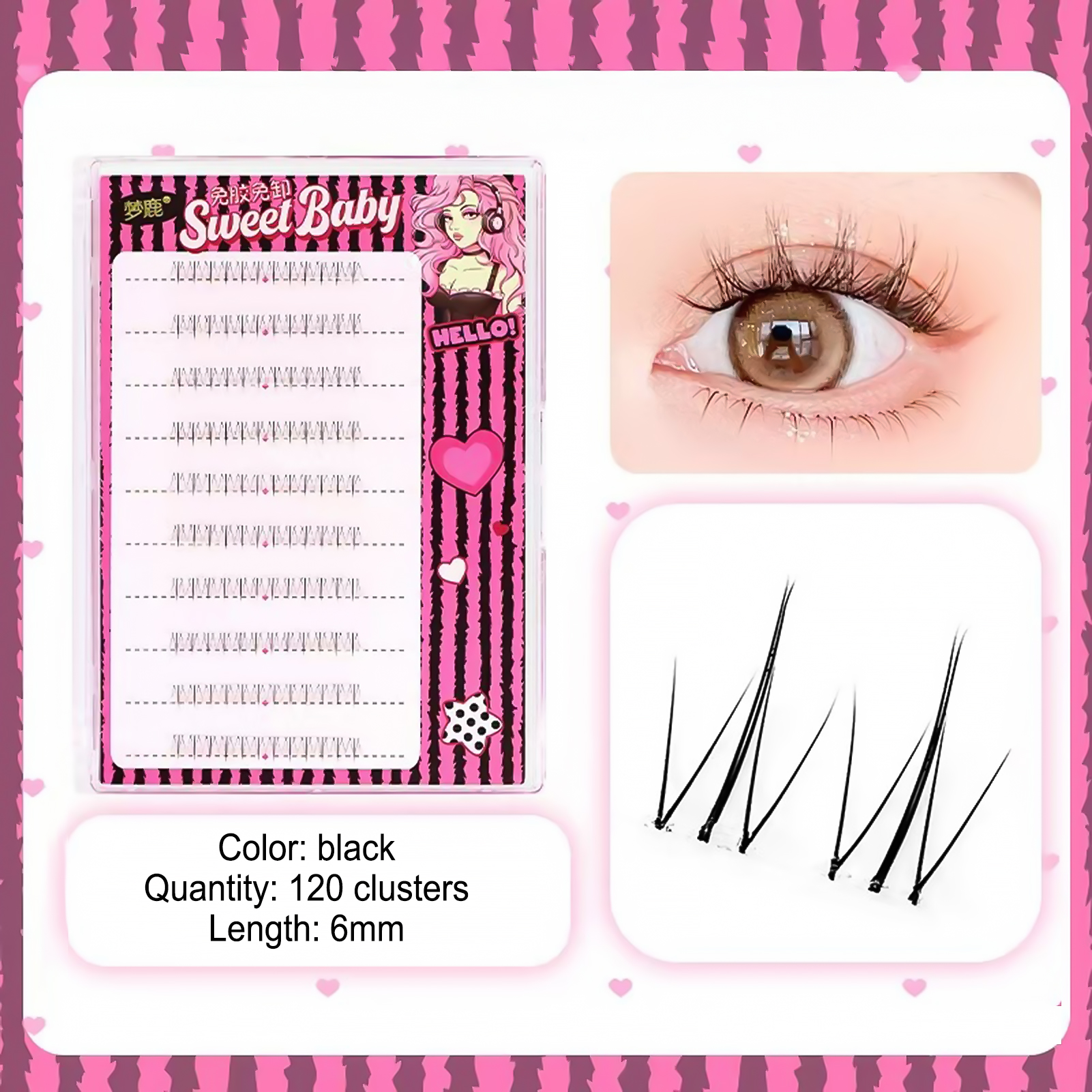 Women DIY Curling Eyelash Clus - Korean Lifestyle Products recensie en prijs