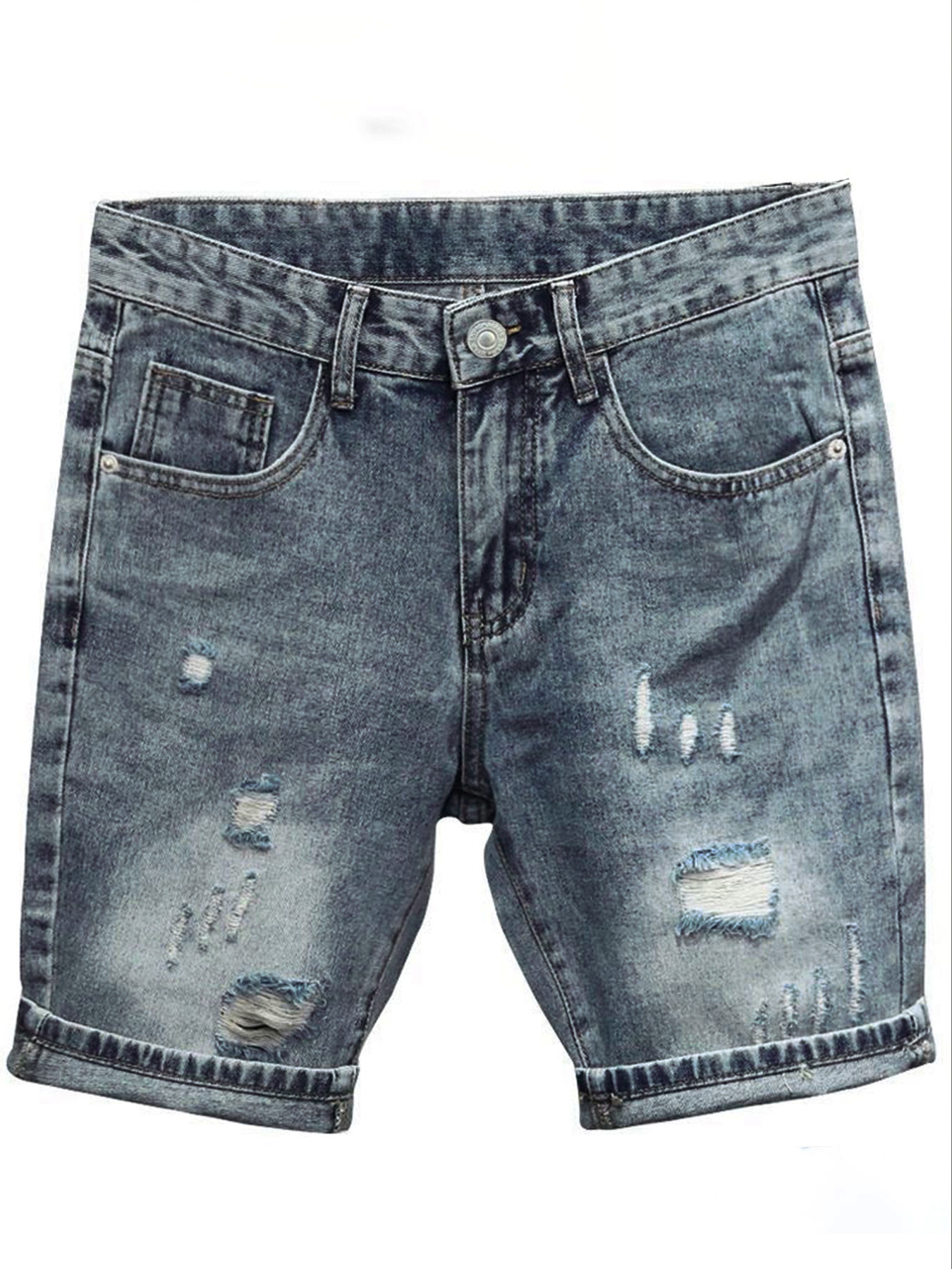 Light Blue Denim Shorts Men's  - Korean Lifestyle recensie en prijs