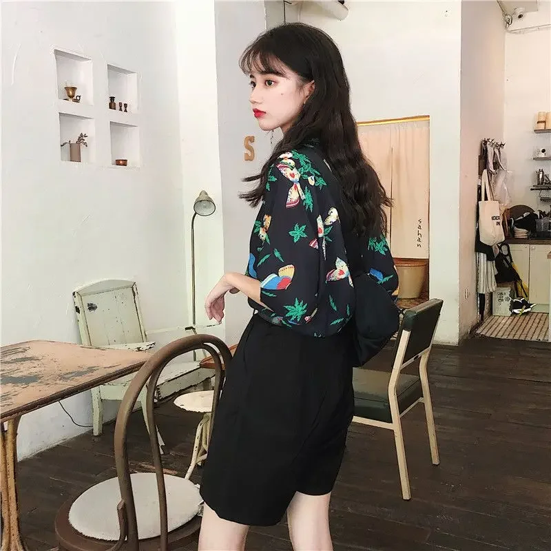 Shirts Women Corduroy Patch Po - Korean Student Lifestyle recensie en prijs