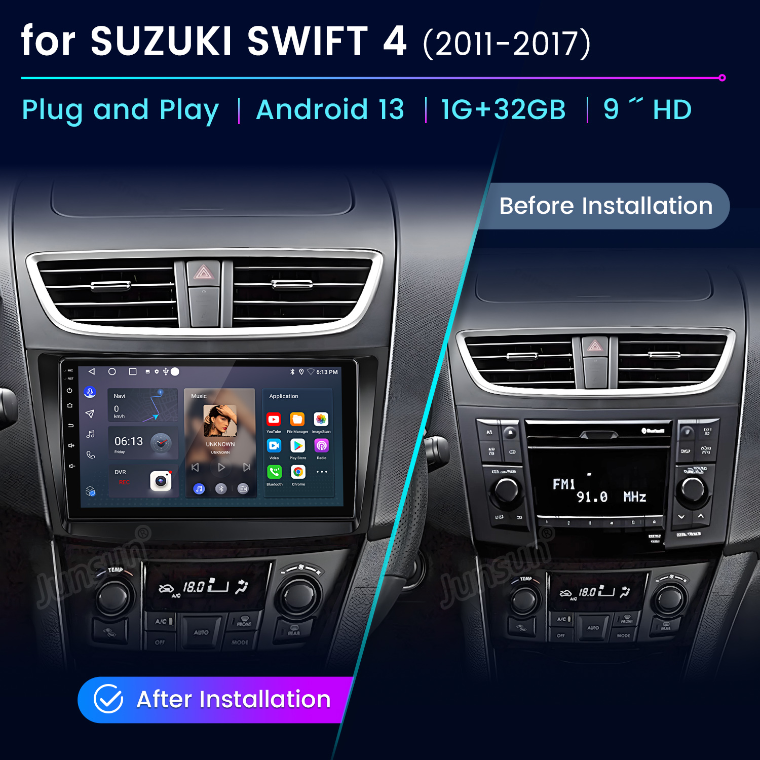 Junsun AI Voice Car Stereo Rad - Korean Lifestyle Video recensie en prijs