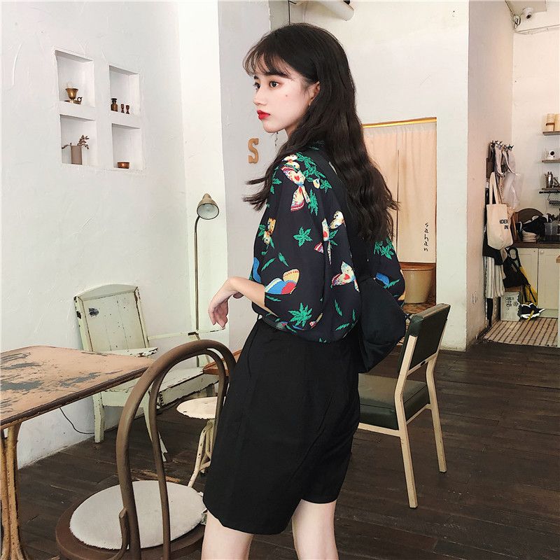 Shirts Women Corduroy Patch Po - Korean Student Lifestyle recensie en prijs
